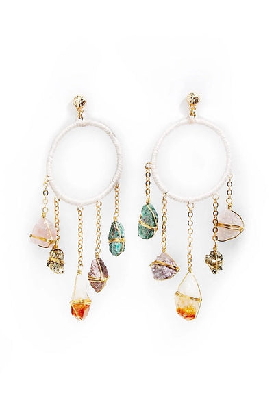 Crystal Harmony Hoops