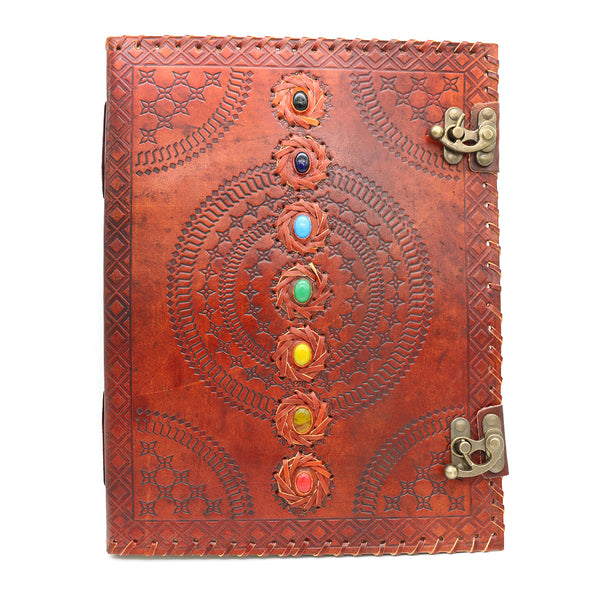 CRYSTAL EMBOSSED LEATHER JOURNAL
