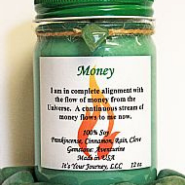 Money Magnet Affirmation Candle