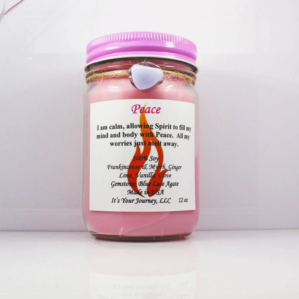 Peace of Mind Affirmation Candle